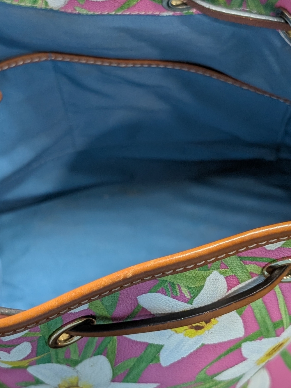 Dooney And Bourke Daffodil Drawstring Bucket Bag - Picture 6 of 6